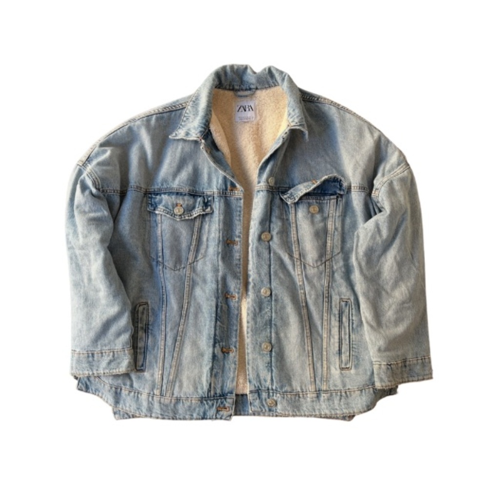 Zara Light Blue Jean Jacket